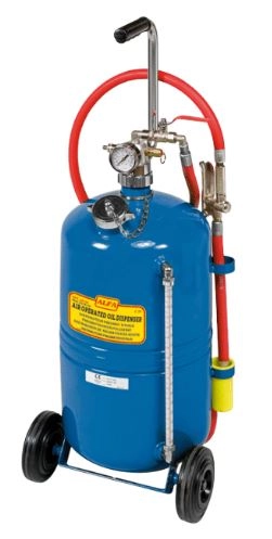 Mato-OA24125-Air-Operated-24L-Heavy-Duty-Oil-Dispenser-with-Wheels-Lubricants-SW