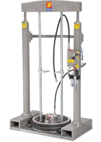 Meclube frame-lifter press for grease